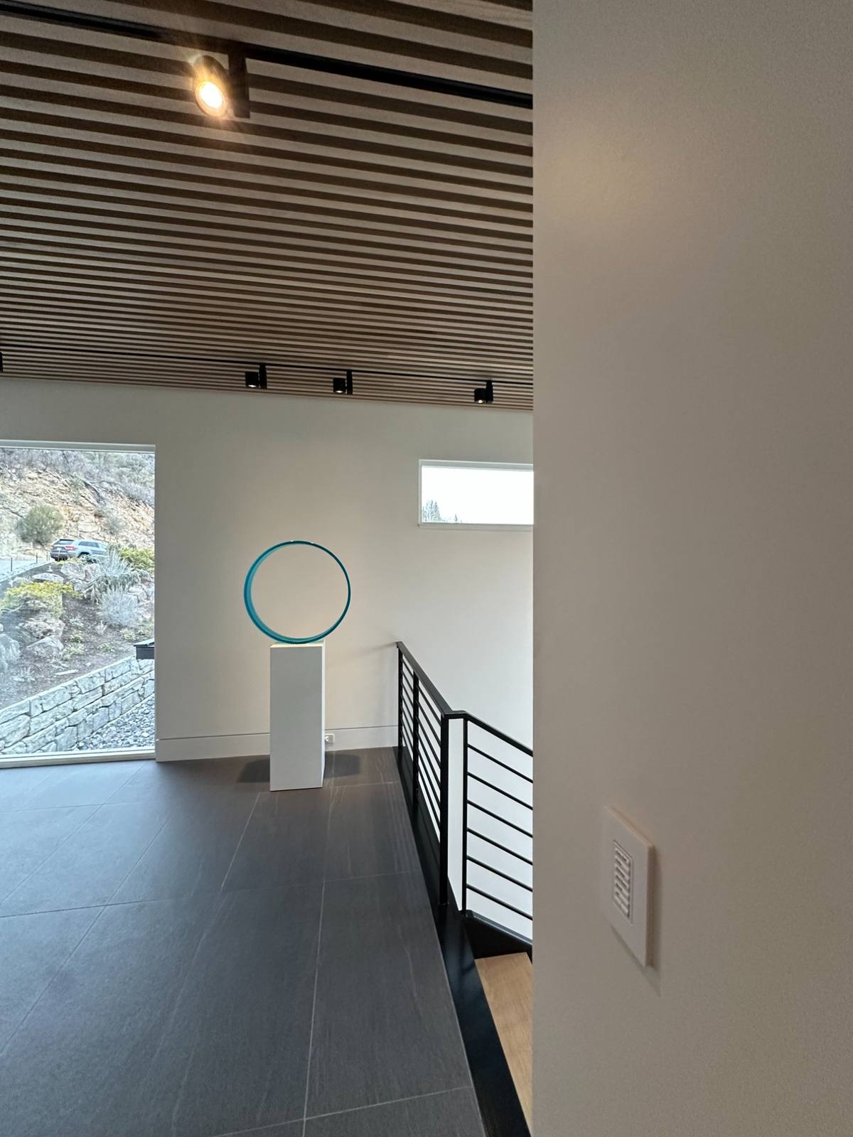 Luxury entryway interior painting white walls Park City Utah